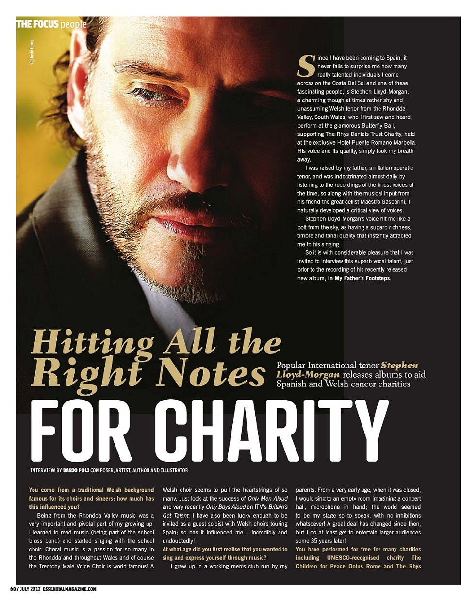 Stephen Lloyd-Morgan In My Father's Footsteps Essential Marbella Magazine